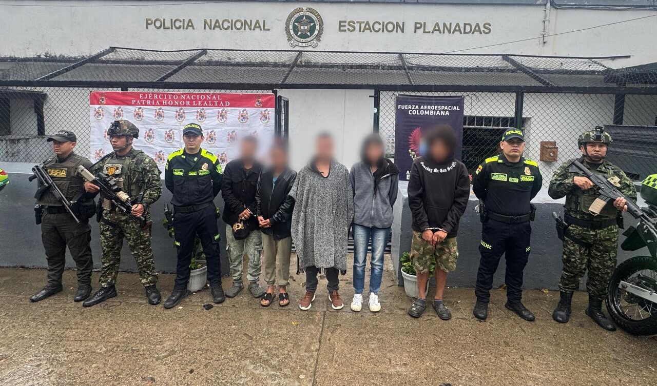 Megaoperativo en Planadas deja cinco detenidos y material ilegal incautado