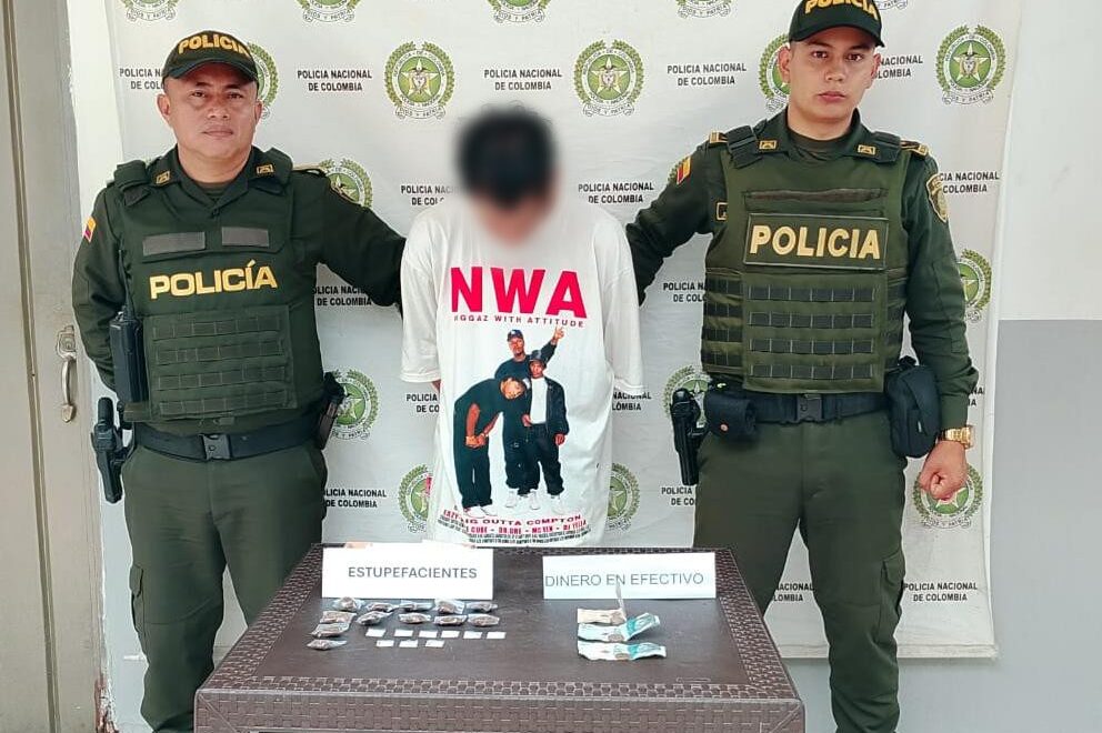 Capturan a hombre en Rioblanco por porte de estupefacientes