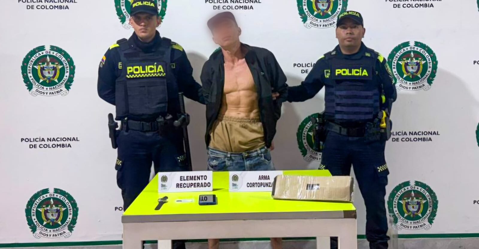 Capturado alias “Búcaro” por presunto hurto con arma blanca en el sur de Ibagué.