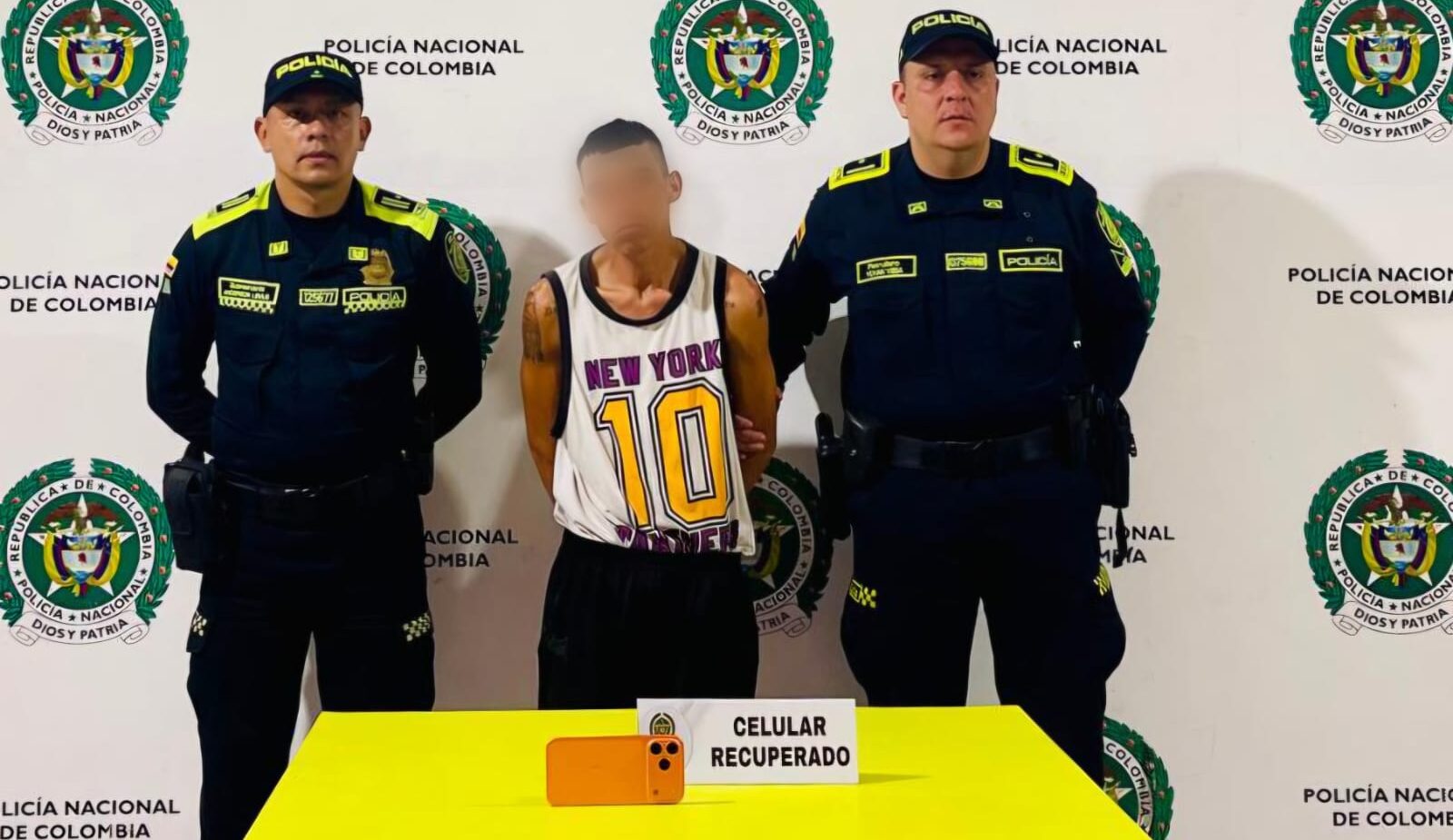 Capturado hombre que exigía dinero para devolver un celular hurtado en Ibagué